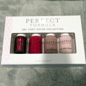 New in Box Perfect Formula Gel Coat Color 4PC Collection .27 oz Each